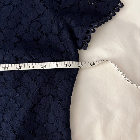 Adrianna Papell Navy Blue Sheath Dress, Size 4 - Picture 8 of 9